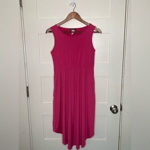 HEIMISH USA Fuchsia Sleeveless Midi Dress
